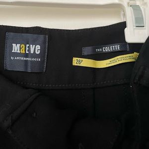 Colette Maeve by Anthropologie Black Wide-Leg 26p